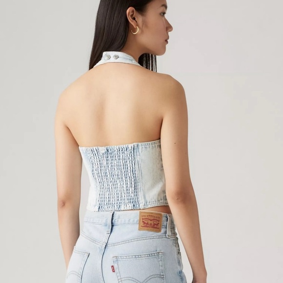 NWT Levi’s JANEESAH HALTER TOP - Picture 4 of 5